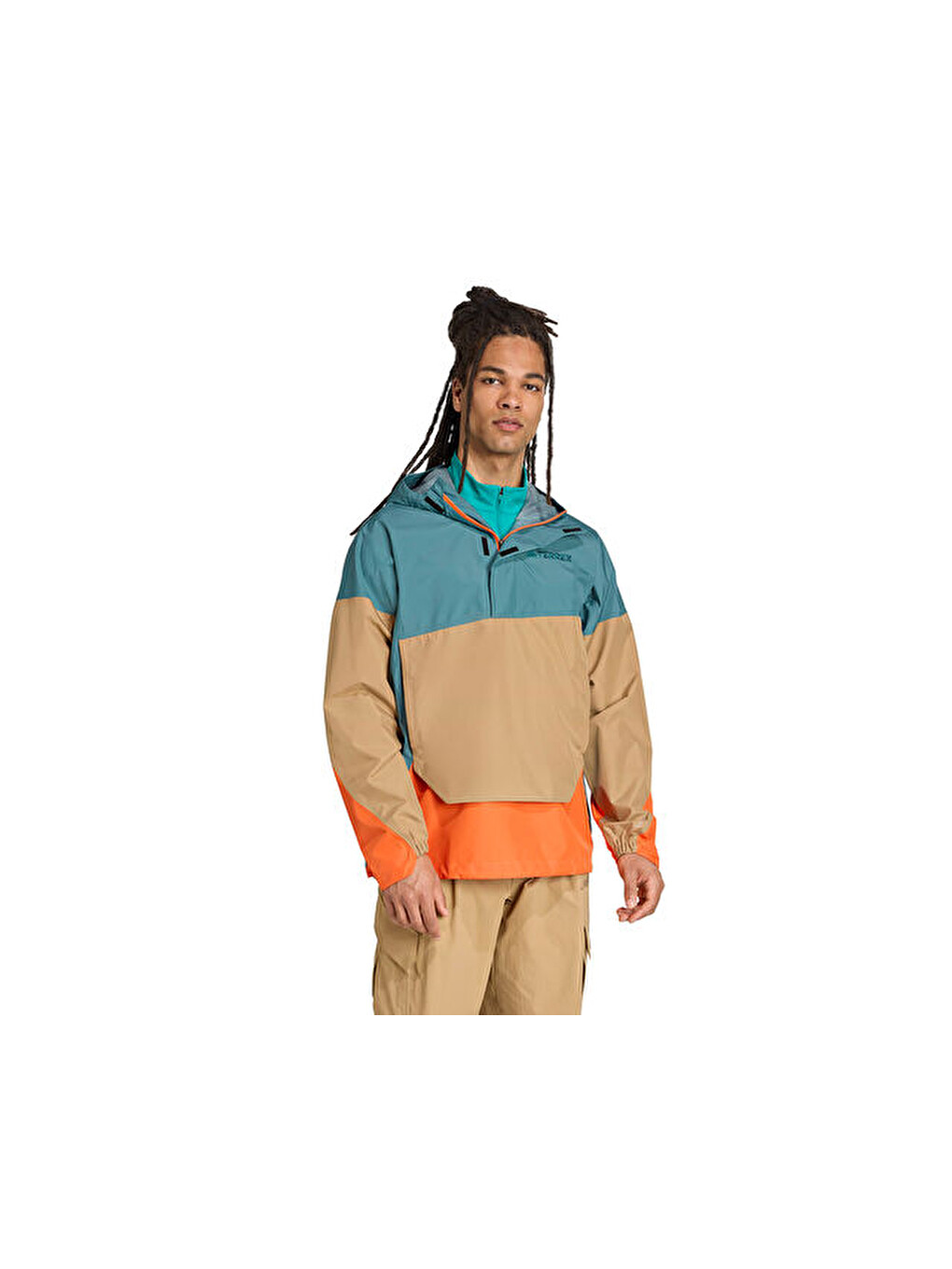 Karışık Terrex Xpl 2.5l Anorak Erkek Kanguru Yağmurluk Ceket Jl9753 Renkli-2