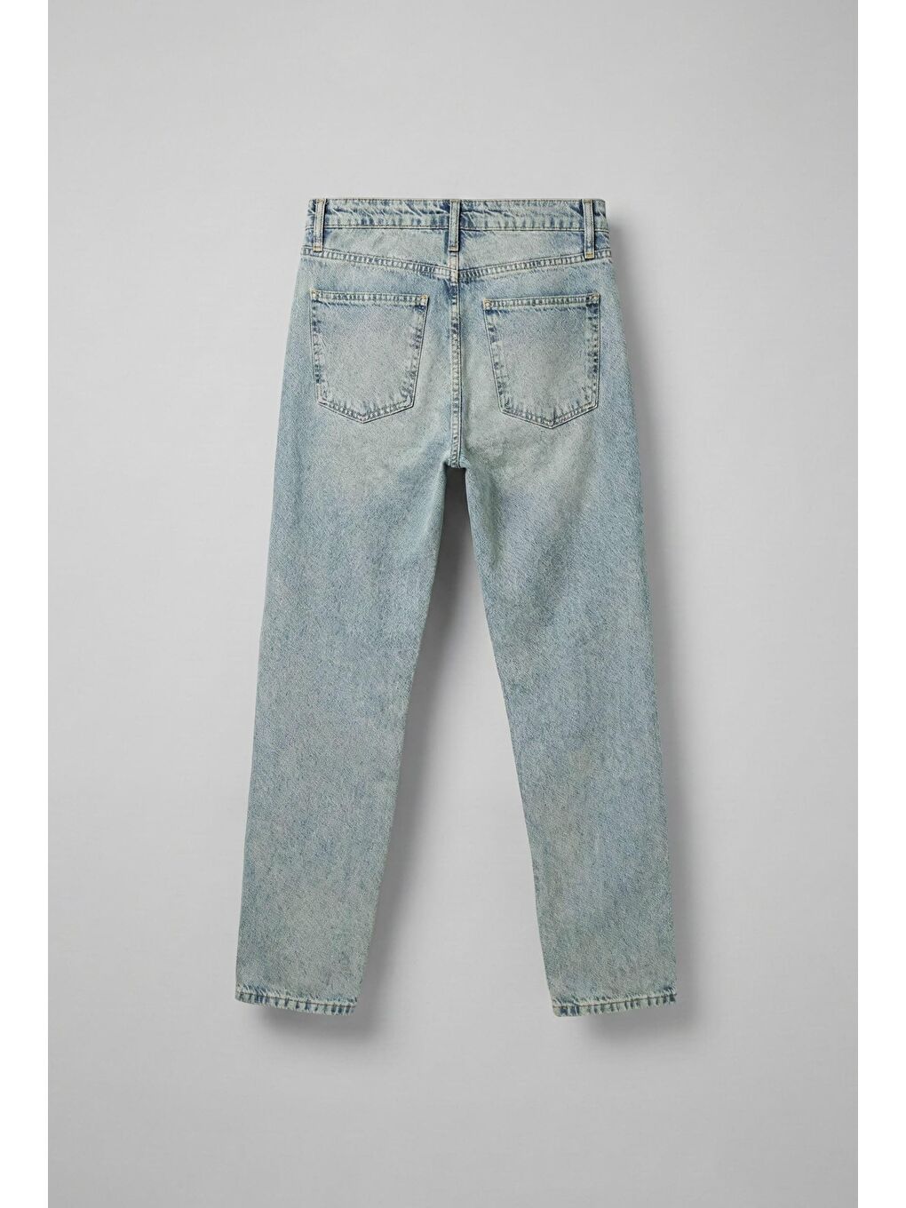 Erkek Basic Boyfriend Jean Soluk Mavi-1