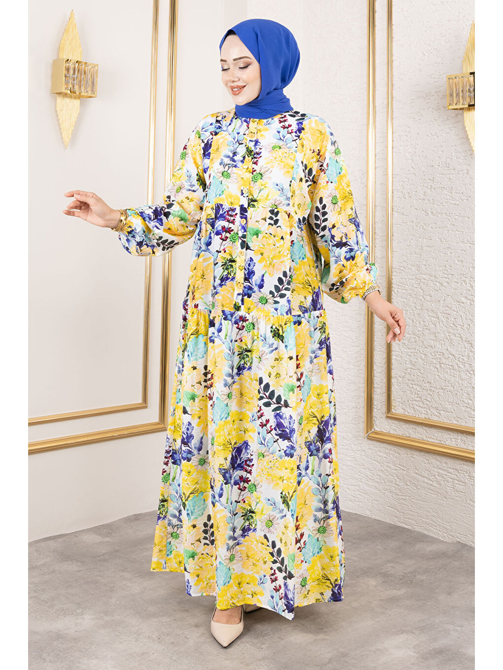 Lamia Elbise TSD250211 Sarı