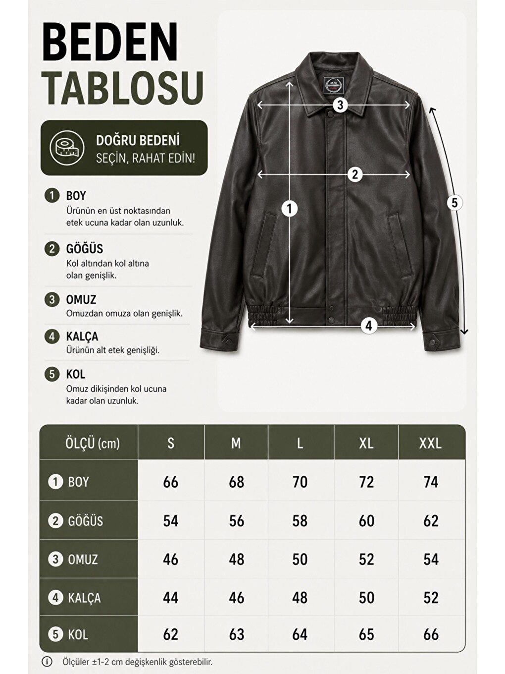 Kahverengi Bel Lastikli Oversize Suni Deri Mont Bl 1731_50379-7