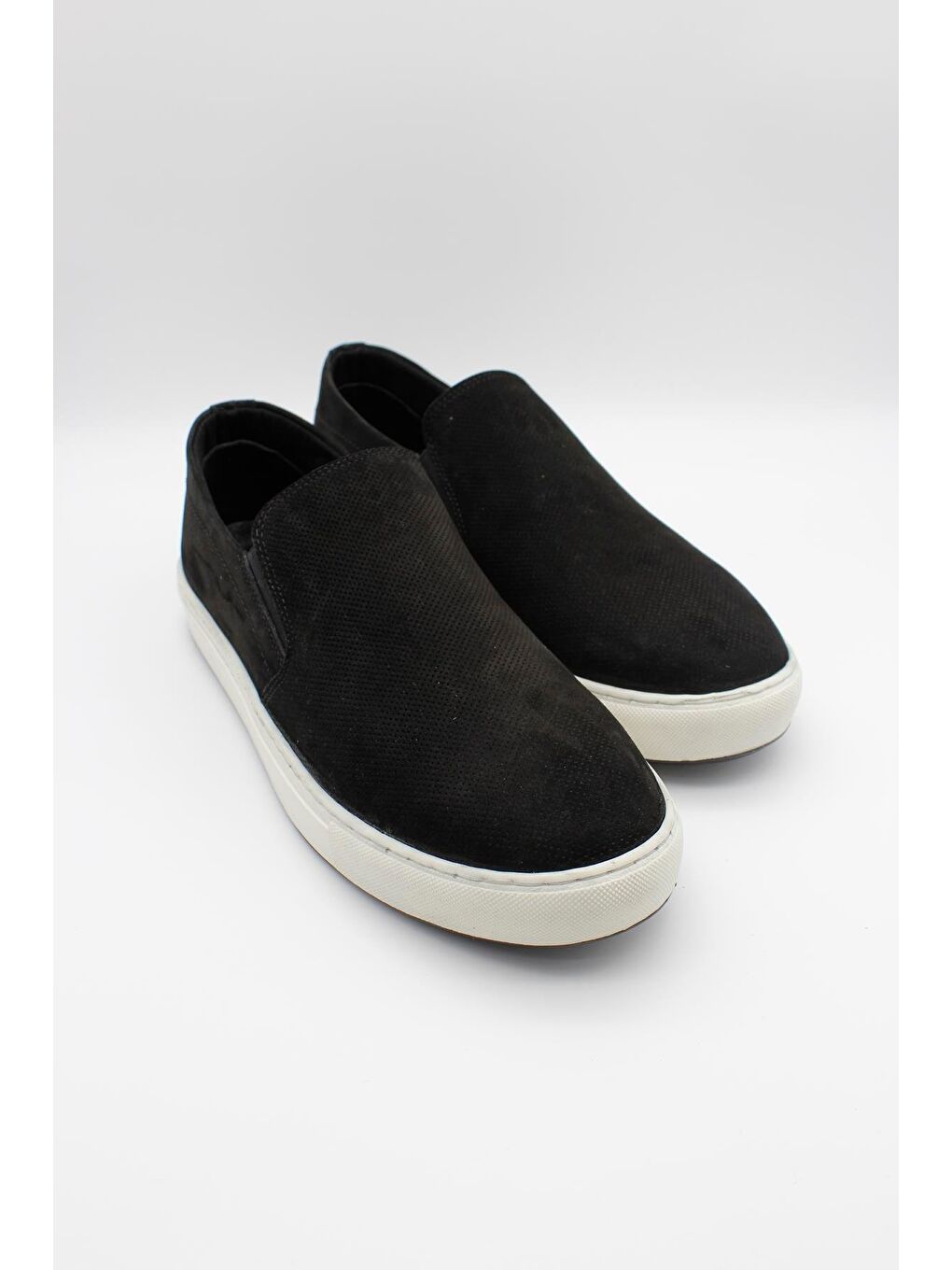 Siyah Hakiki Deri Nubuk Tokalı Termo Taban Casual Ayakkabı 1033240160-2