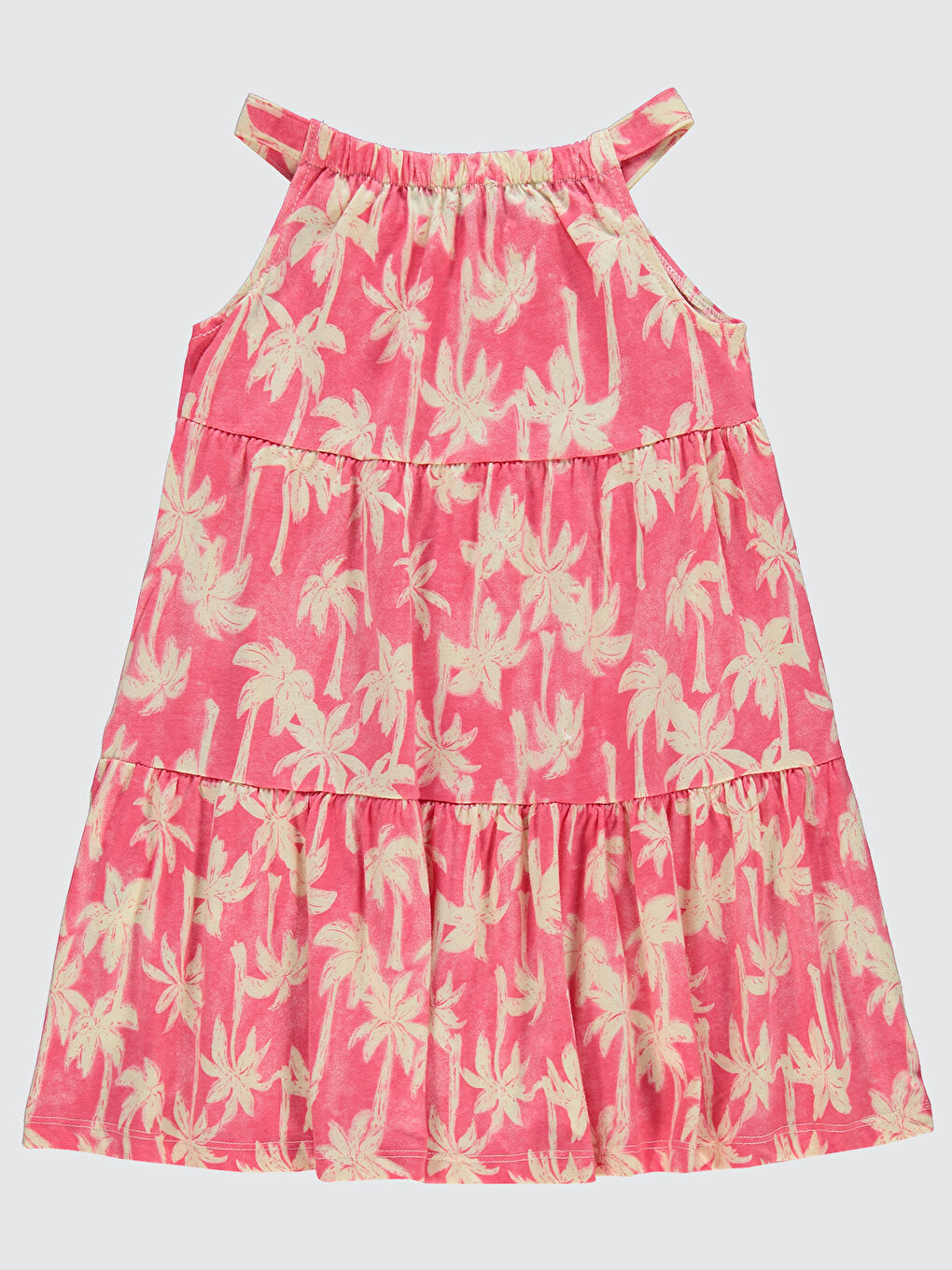 Pembe Girls Kız Çocuk Elbise 6-9 Yaş Gül-1