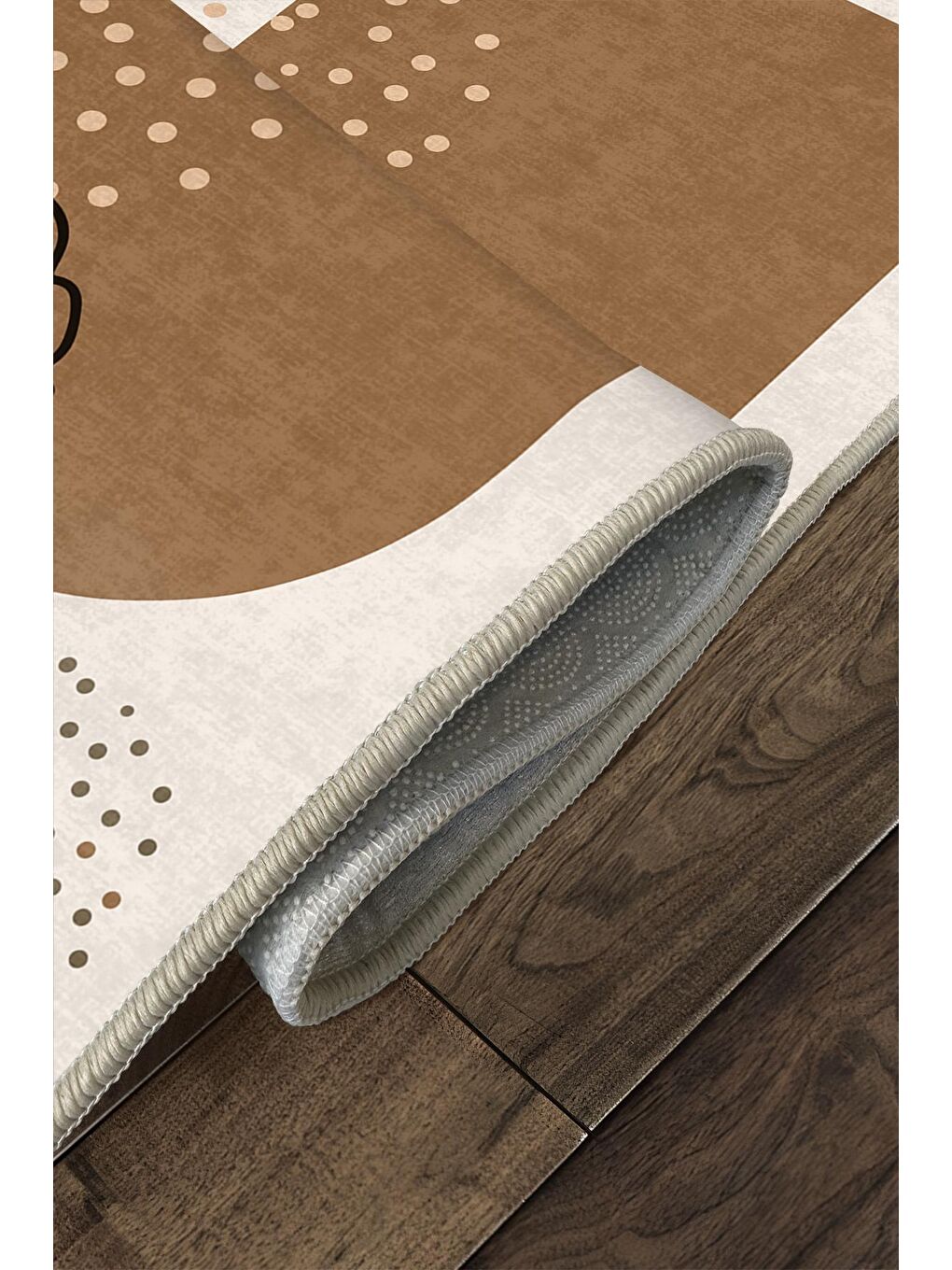 Karışık Dekoratif Özel Tasarım Yıkanabilir,İnce, Kaymaz Tabanlı, Modern Mutfak Halısı 60x100-4