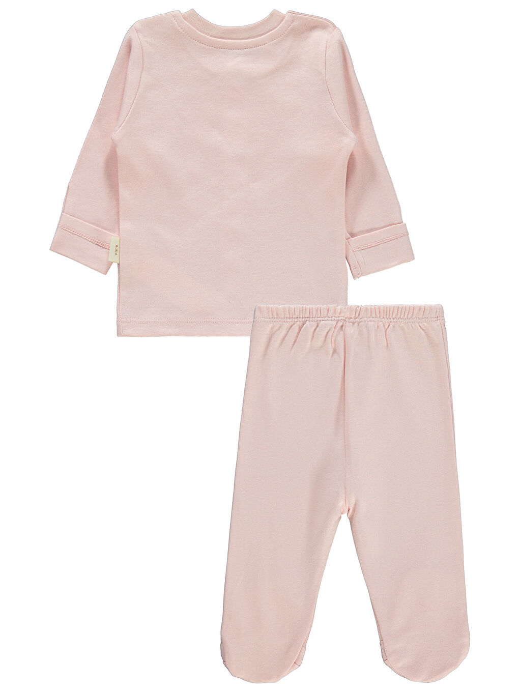 Civil Baby Bebek Organik Pijama Takımı 0-6 Ay Pembe - 2