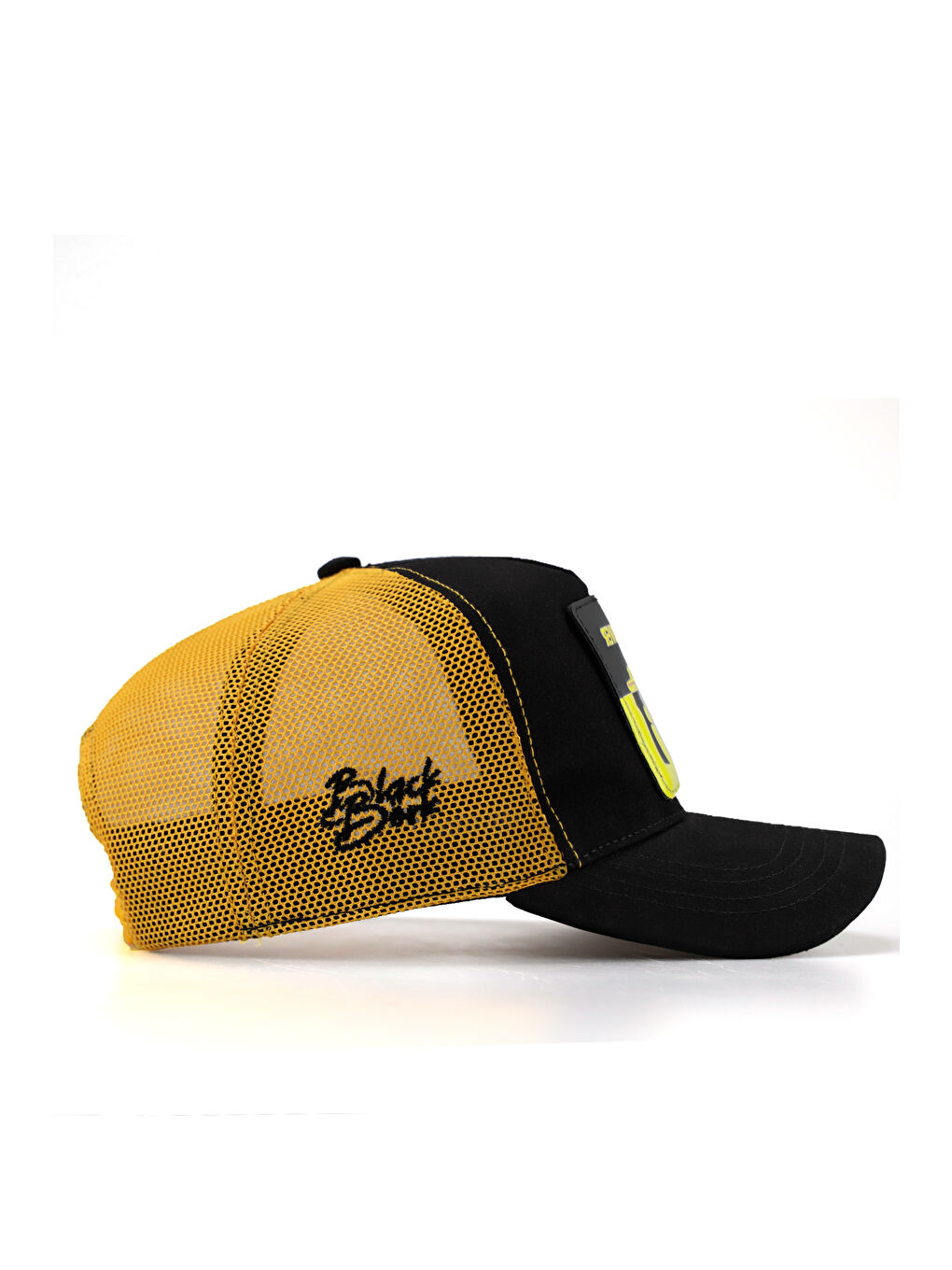 Duckside Logolu Siyah-Sarı Trucker Şapka-1