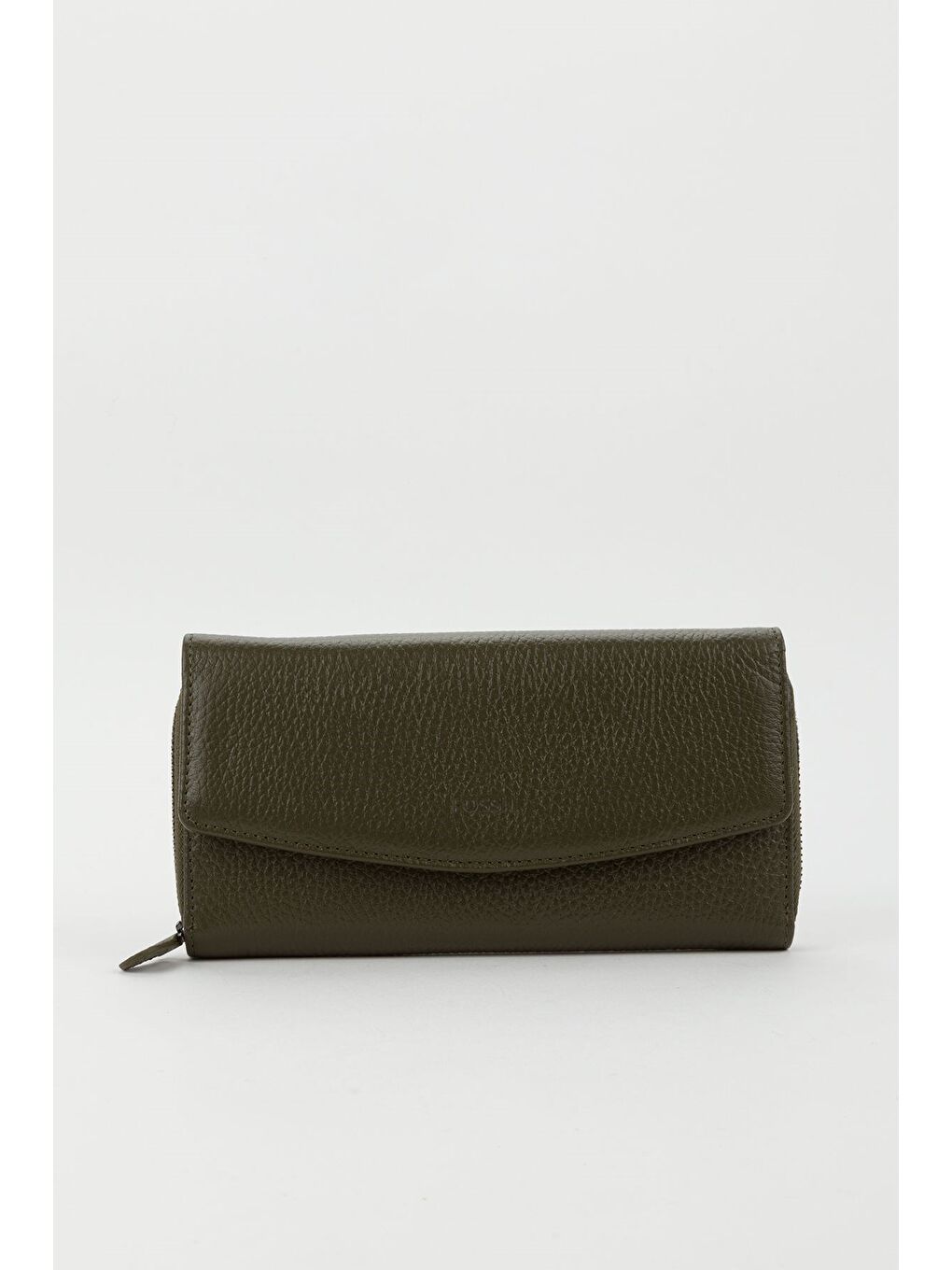 Yeşil Kutulu Hakiki Deri Mürdüm Büyük Boy Kadın El Portföyü Kartlık Cüzdan-5