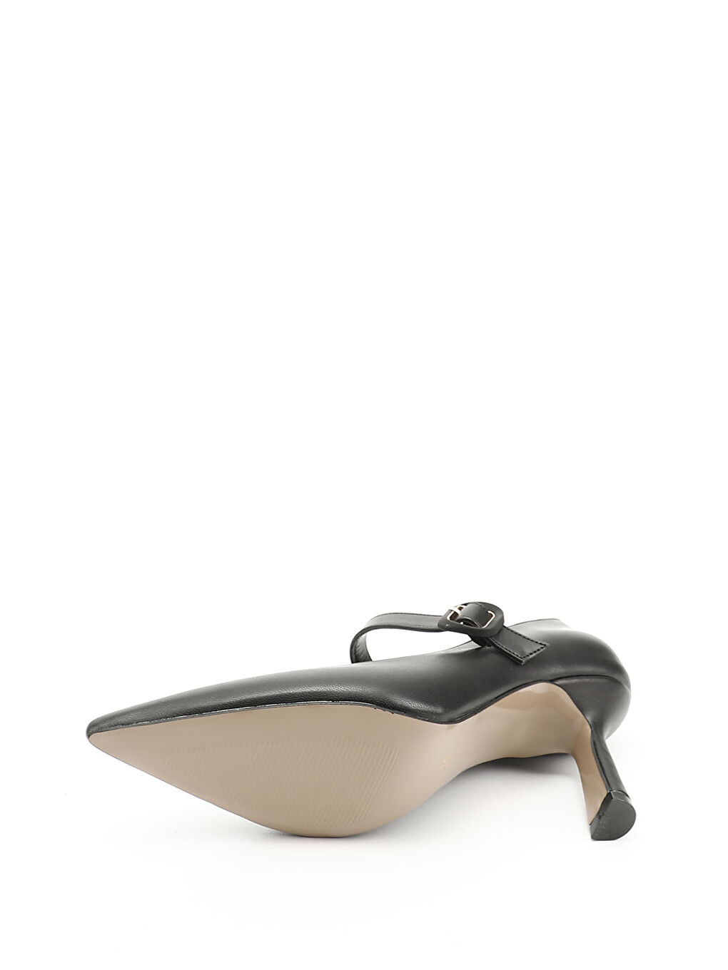 Mor Kadın ZÜMRÜT-SİYAH Sivri Burun Kadeh Ökçe Ayakkabı-3