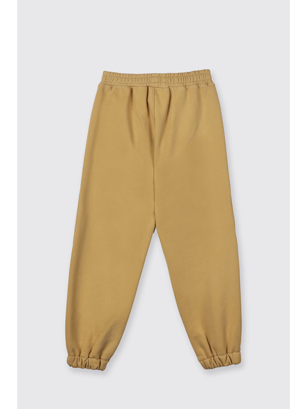 Sarı Erkek Çocuk Beli Lastikli Hardal Eşofman Altı-3