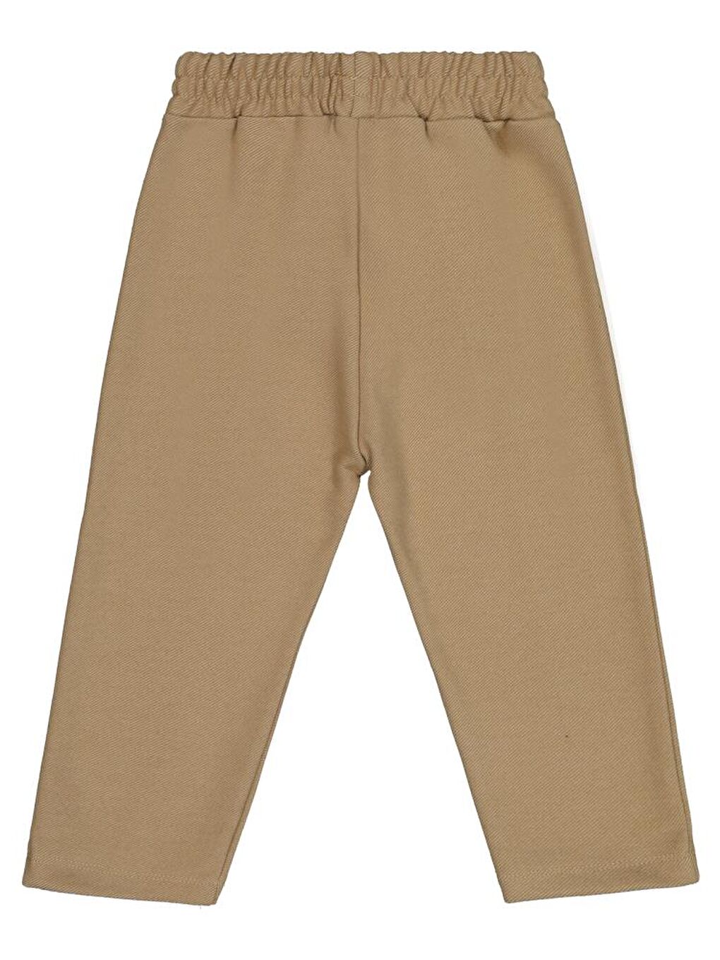 Bej Boys Beli Lastikli Süs Bağcıklı 2-5 Yaş Eşofman Altı-1