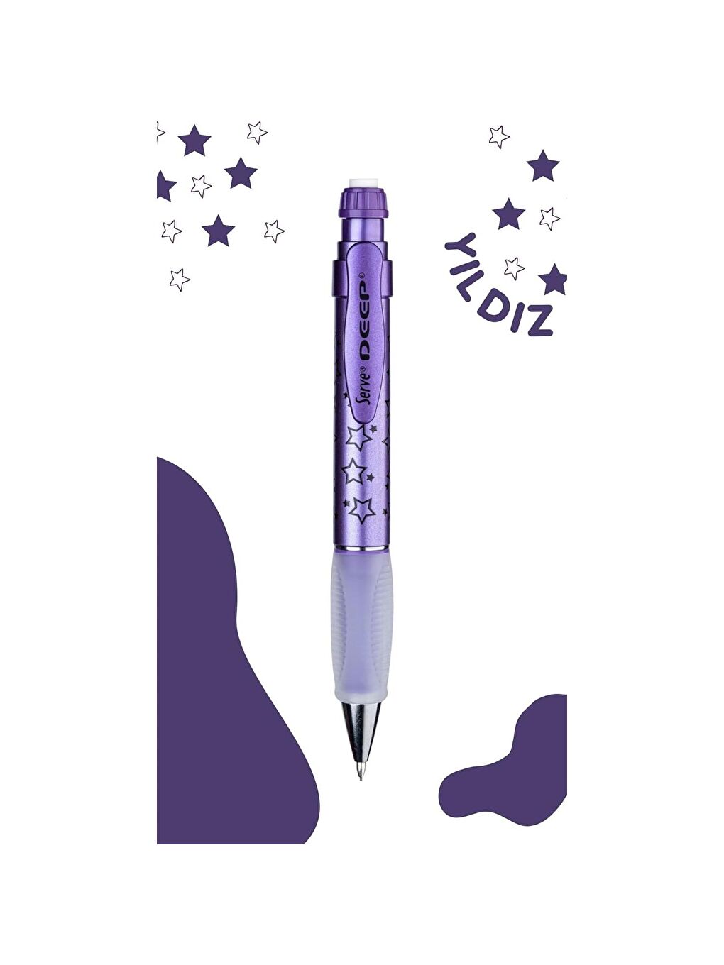 Deep Mekanik Kurşun Kalem Metalik Uzay Temalı-2