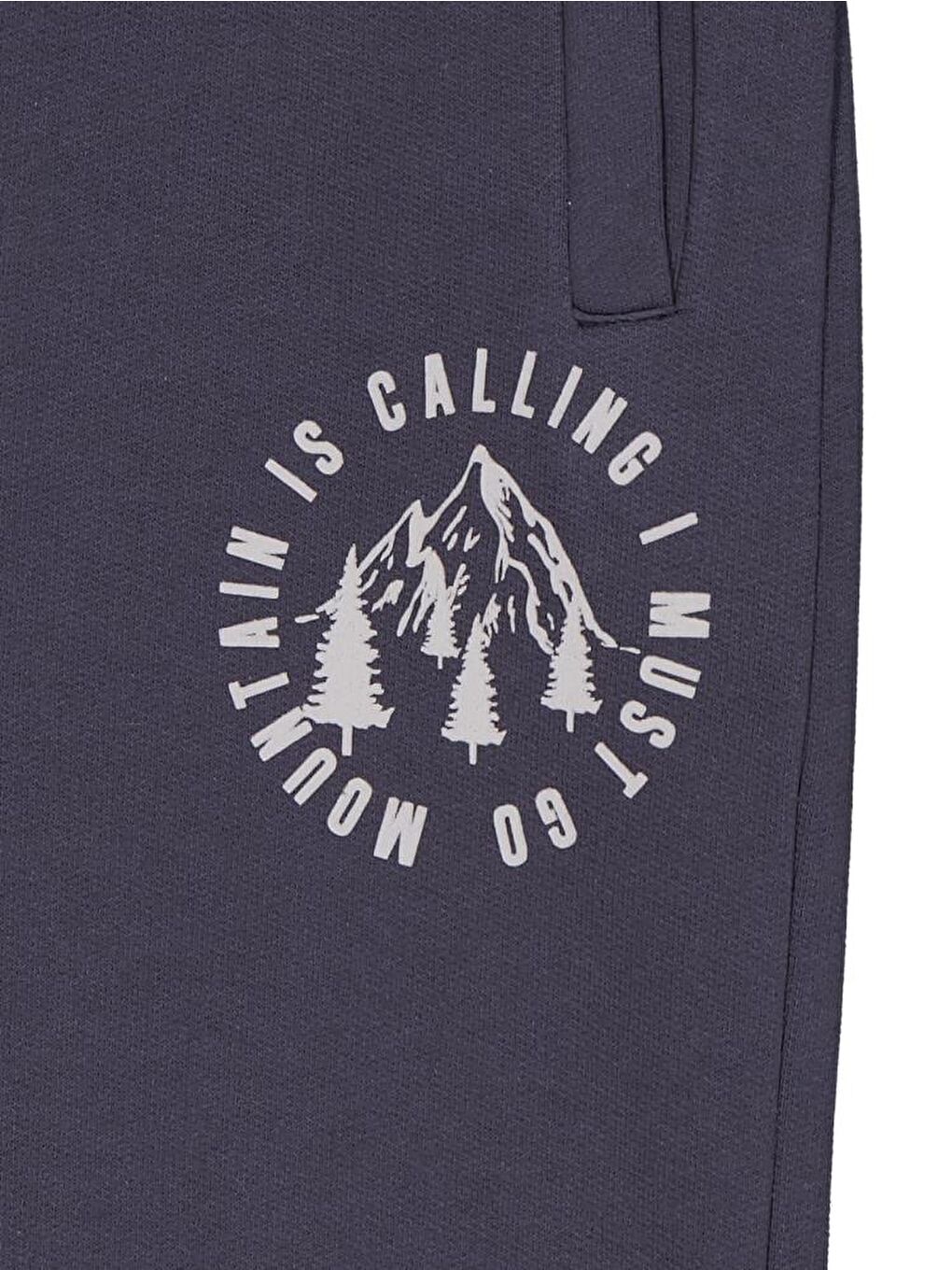 Antrasit Boys Mountaın Baskılı 6-9 Yaş Eşofman Altı-2