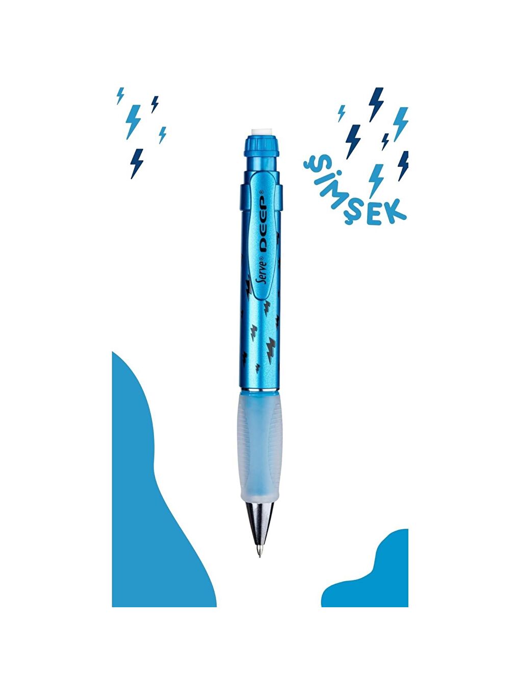 Deep Mekanik Kurşun Kalem Metalik Uzay Temalı-8