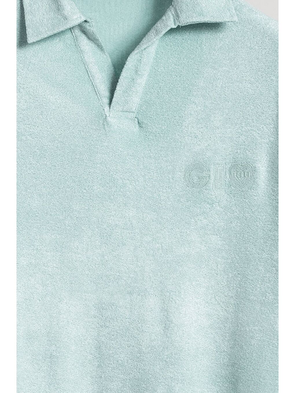 Yeşil Giotelli Erkek Mint Normal Kesim Regular Fit Havlu Polo Yaka Tişört-2