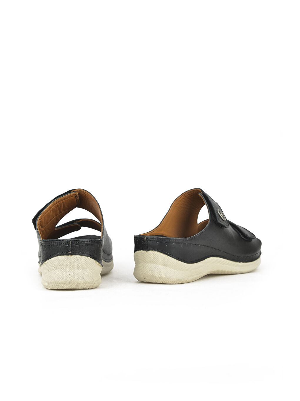 Kadın Hakiki Deri Terlik 1411034Z415 Siyah-2