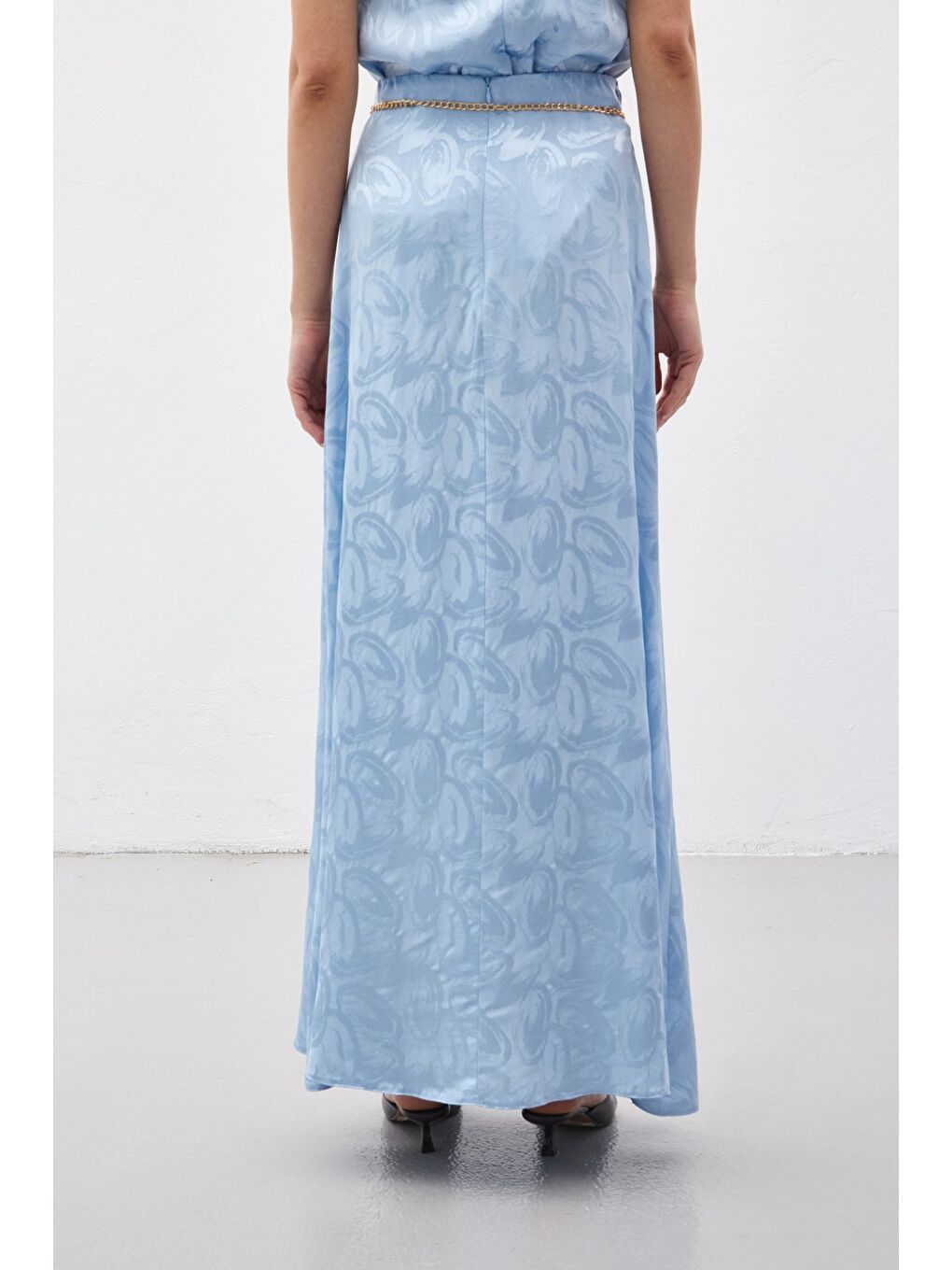 Lior Uzun Etek - Mavi-7