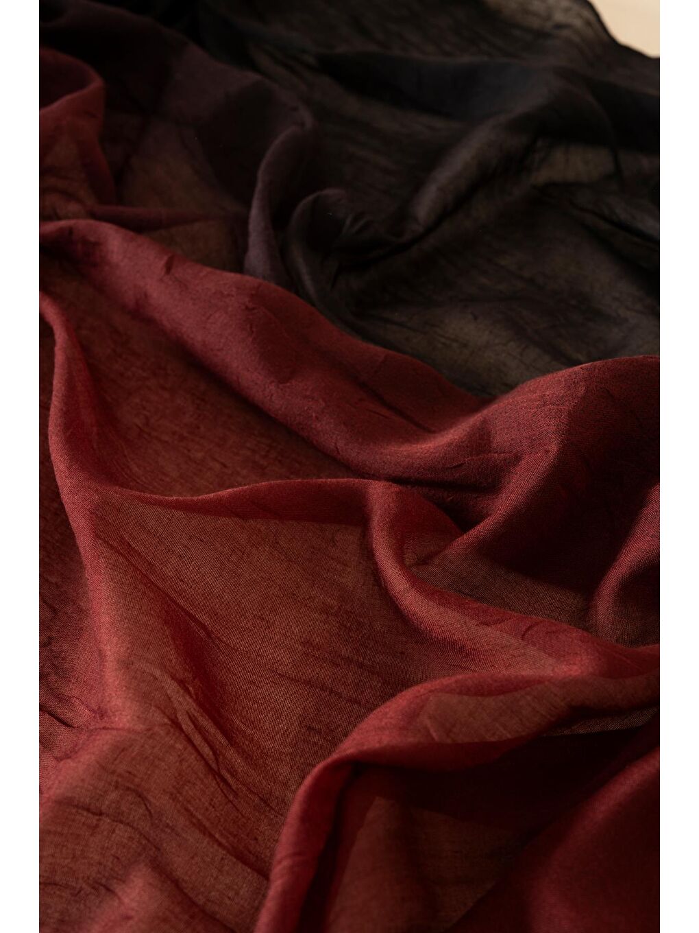 Siyah Kadın Degrade Konfor Şal-2