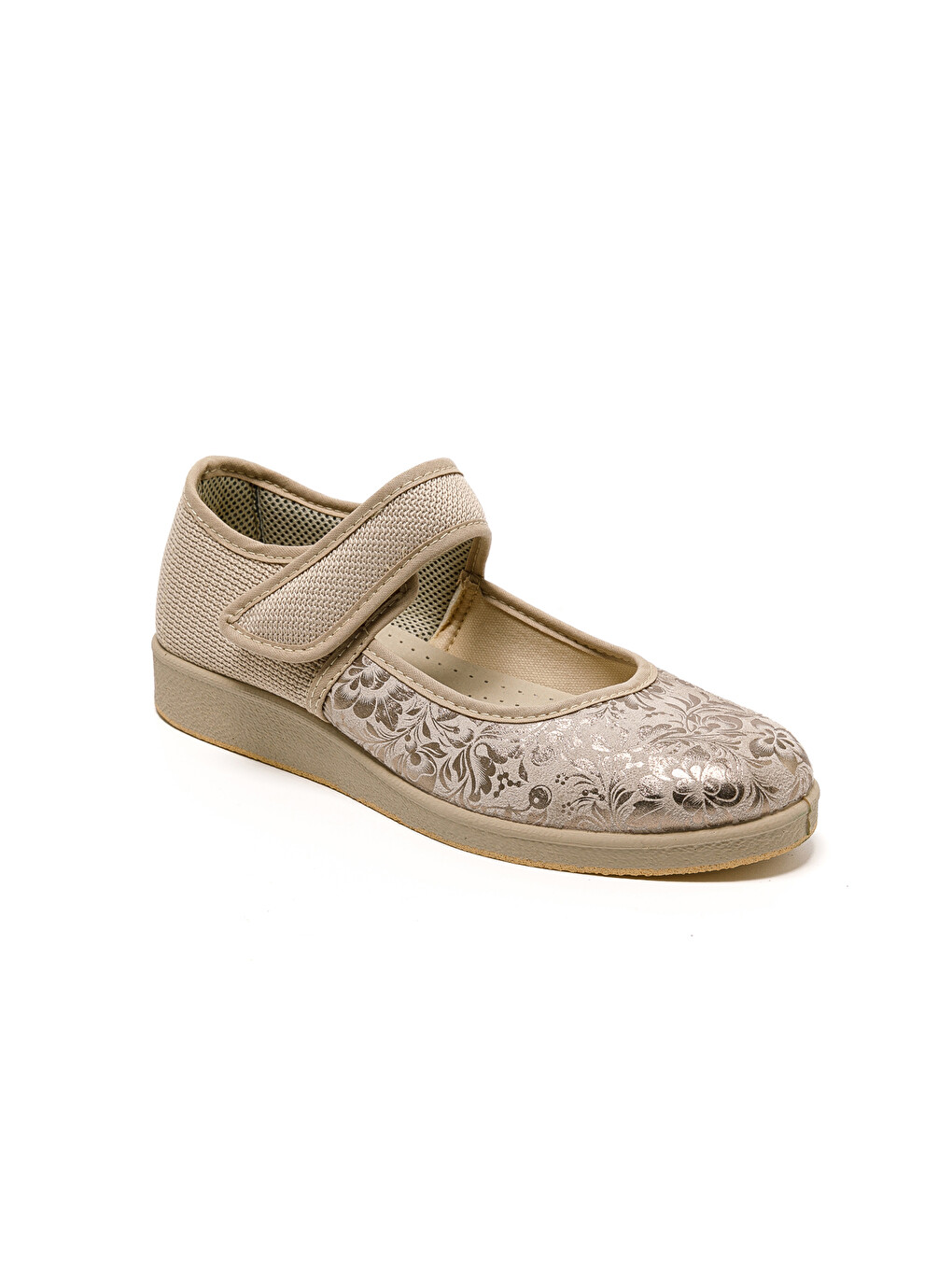 Bej Kadın Sandalet 985 STRETCH WOMEN'S FOOTWEAR Beige-1