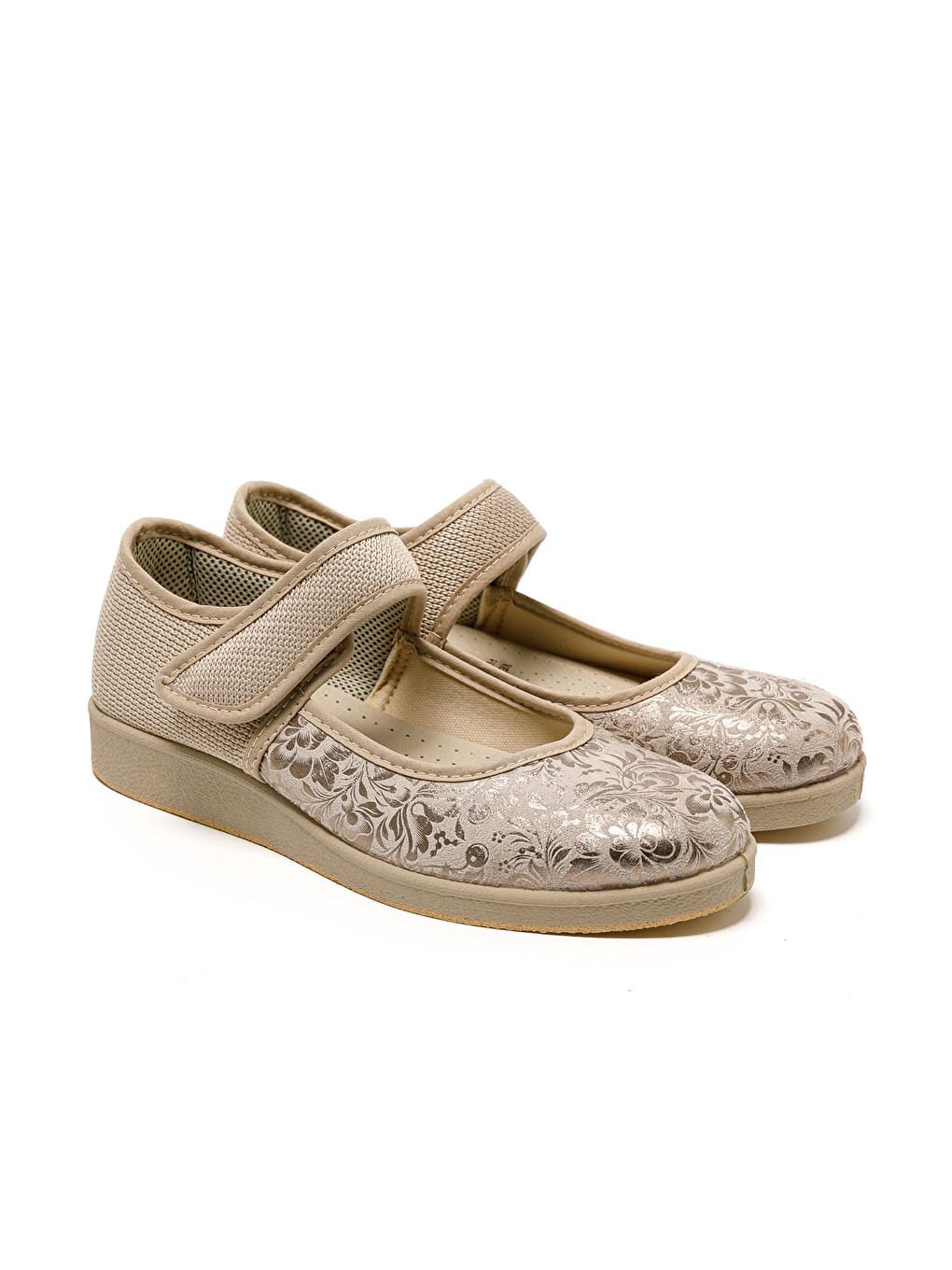Bej Kadın Sandalet 985 STRETCH WOMEN'S FOOTWEAR Beige-2
