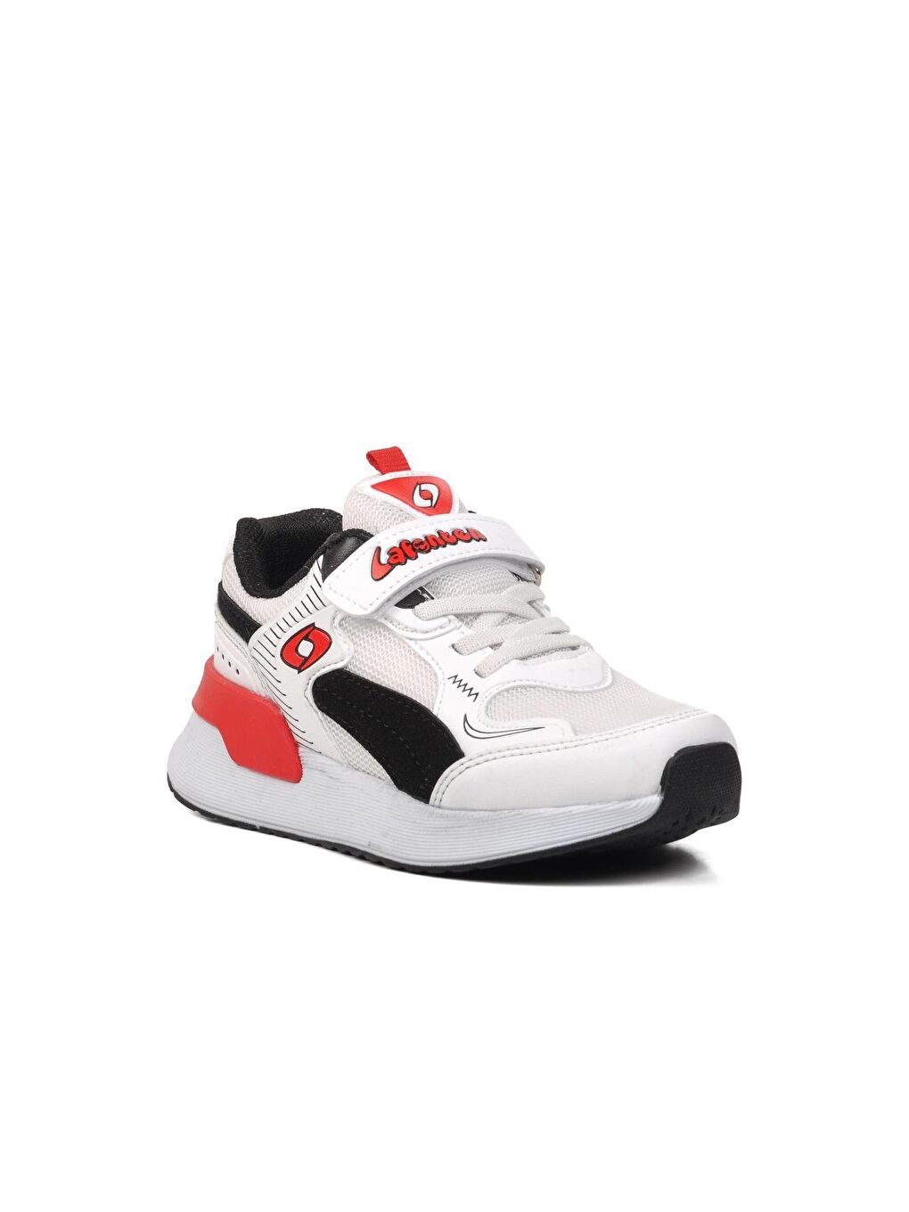 Beyaz-Kırmızı Çocuk Spor Ayakkabı 729-P-2