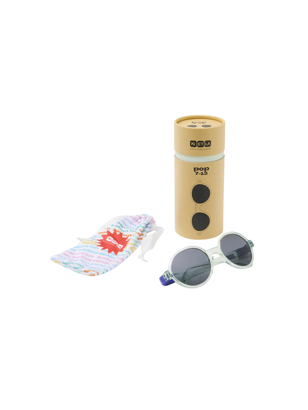 Renksiz Pop Güneş Gözlüğü 7-12 Yaş Tea Blackberry-4