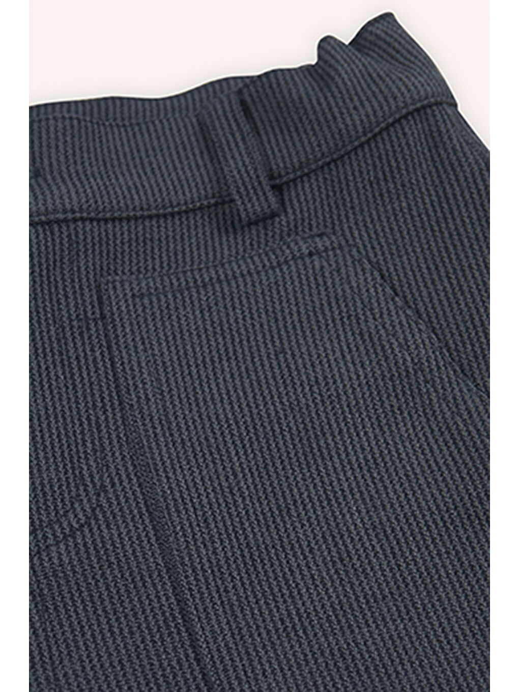 Lacivert Erkek Çocuk Düğmeli Pantolon-2