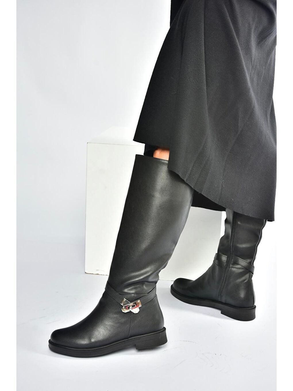 Siyah Kadın Çizme V726717109-1