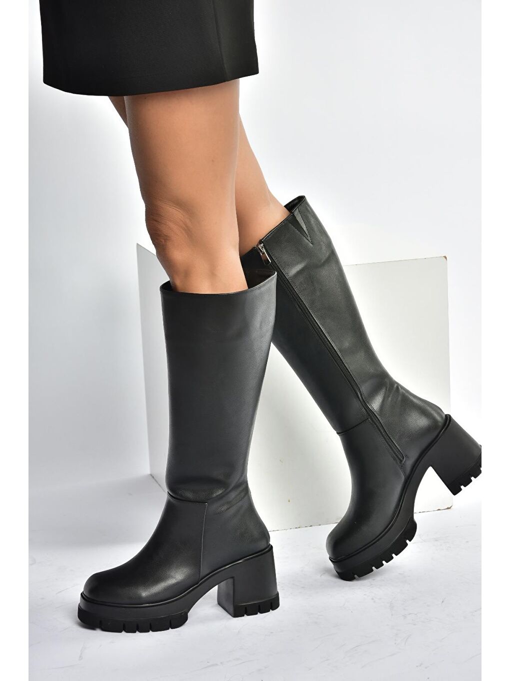 Siyah Kadın Çizme V965067009-2