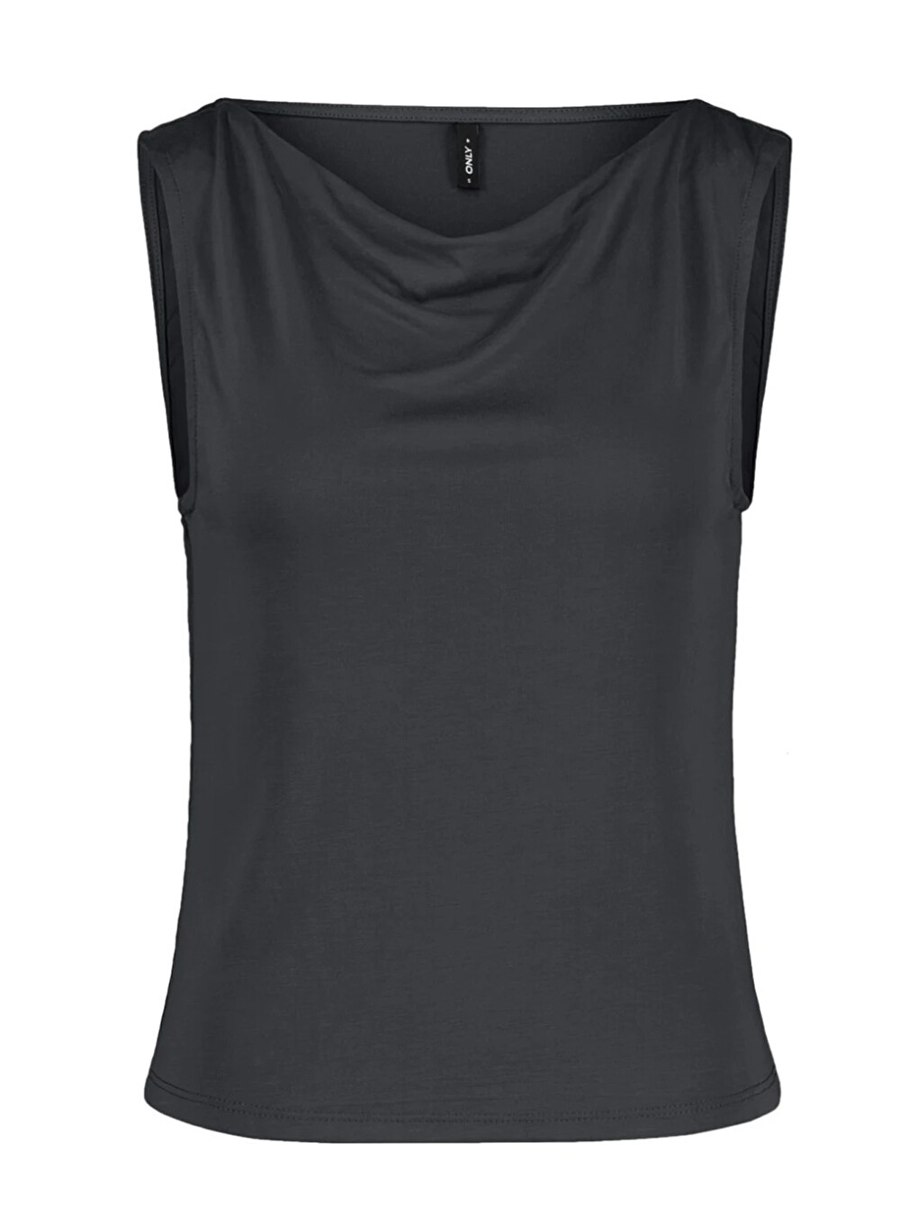 Siyah Onlhannah Regular Fit Degaje Yaka Kadın Atlet 15375269