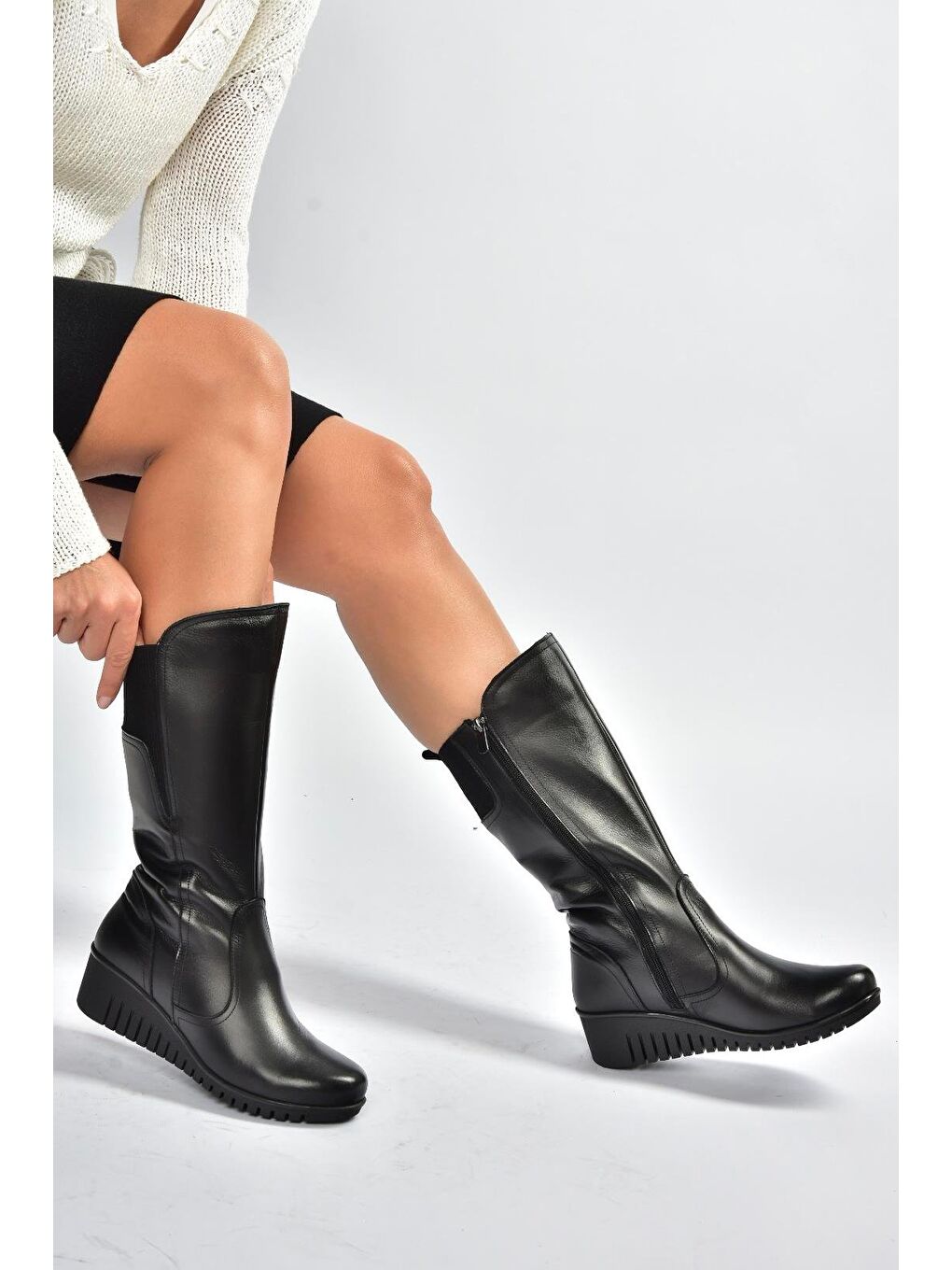 Siyah Kadın Çizme V324200803-2
