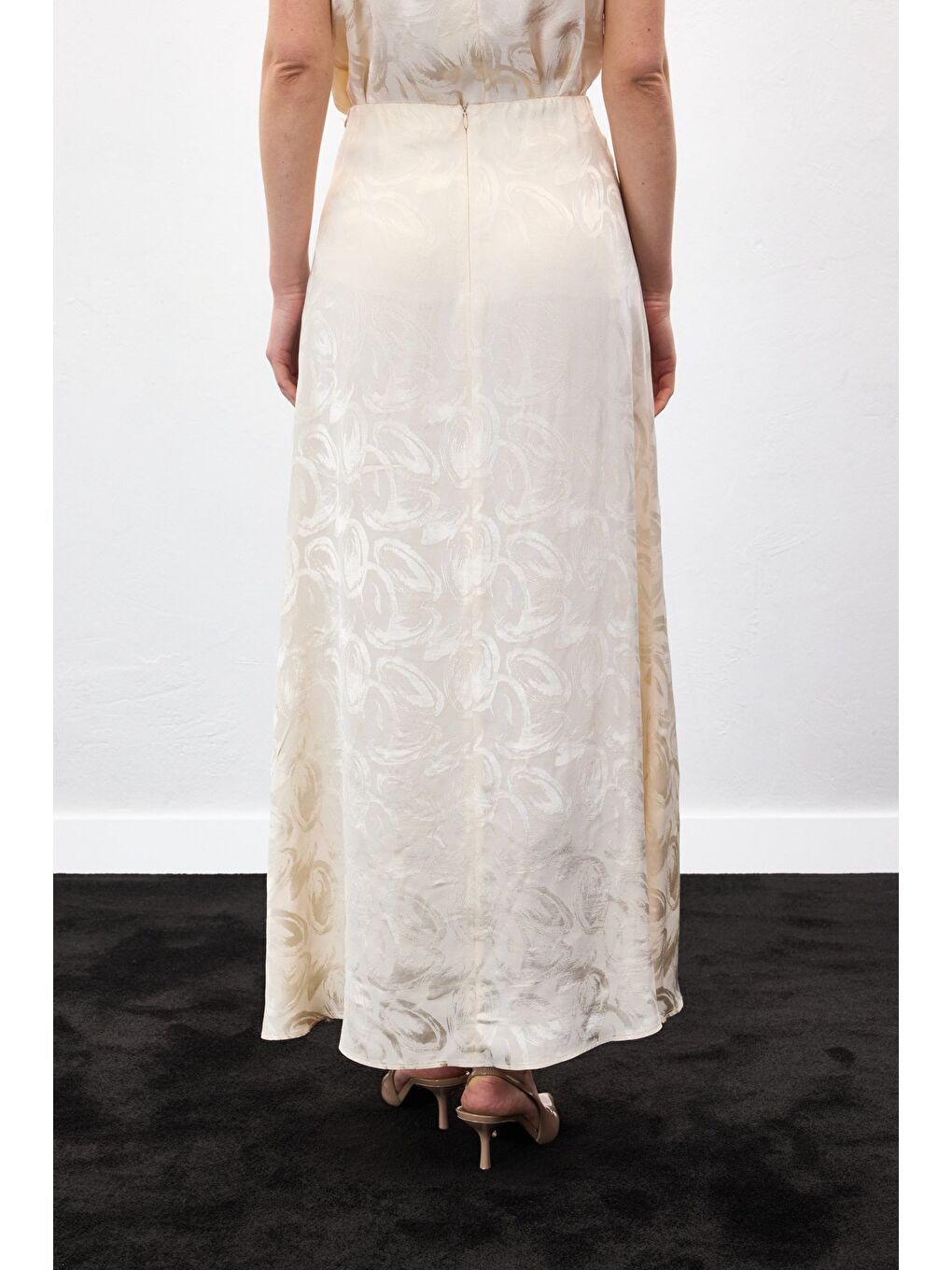 Lior Uzun Etek - Bej-7