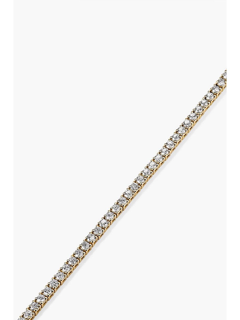 Sarı Elliot Kare Taşlı Klasik Suyolu Bileklik- 3mm taşlı-2