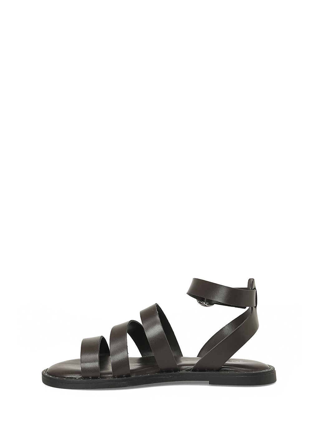 Kahverengi 26S-228 6FX Açık Kahve Kadın Düz Sandalet-2