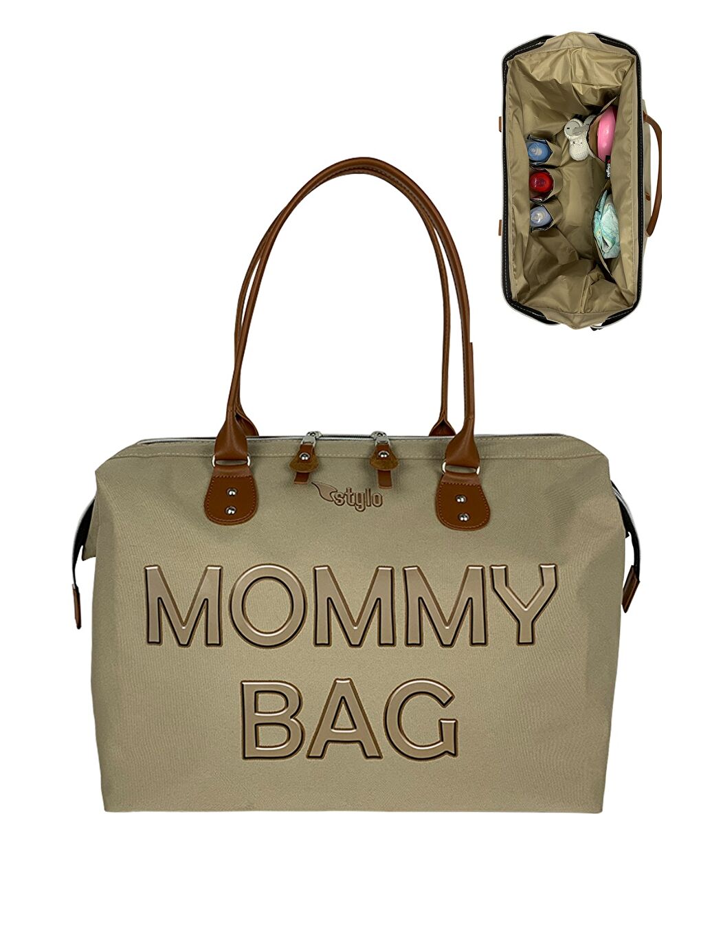 Stylo Mommy Bag Anne Bebek Bakım Çantası Vizon - 2