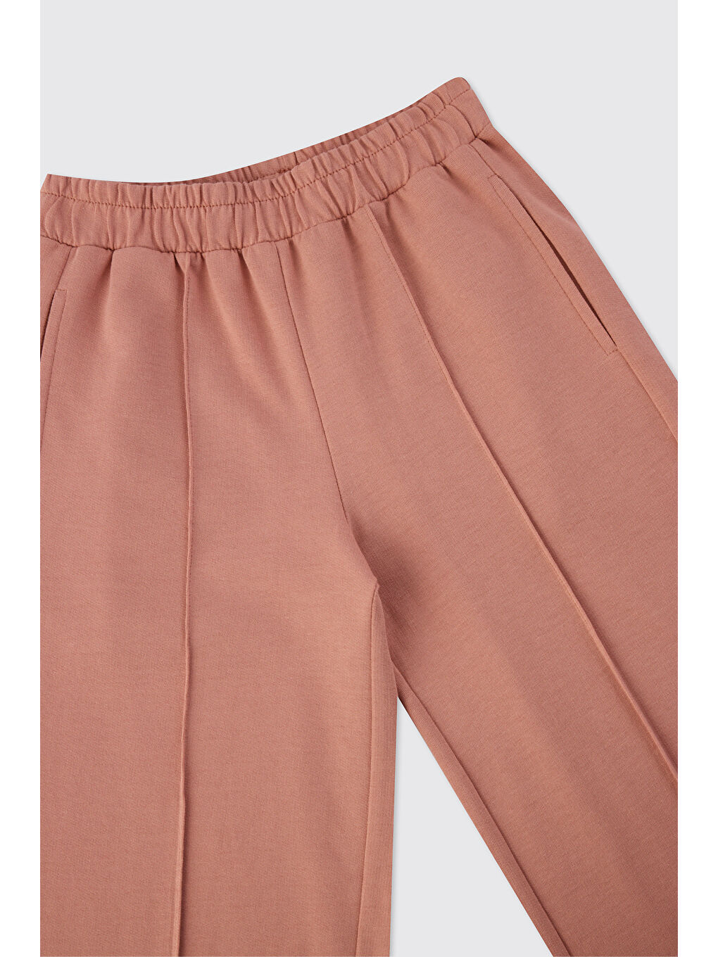 Kız Çocuk Cepli Pembe Eşofman Altı-2