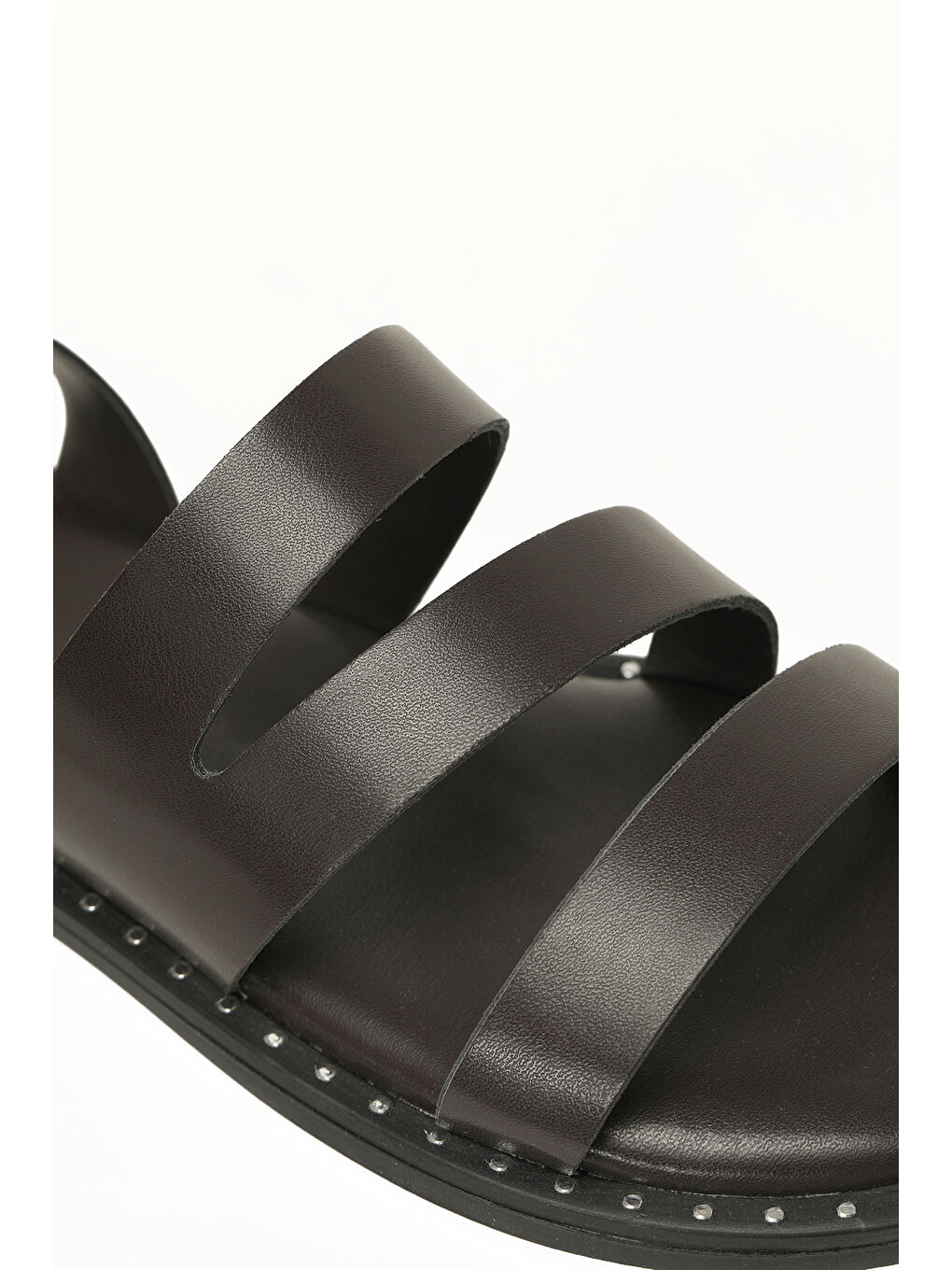 Kahverengi 26S-228 6FX Açık Kahve Kadın Düz Sandalet-6