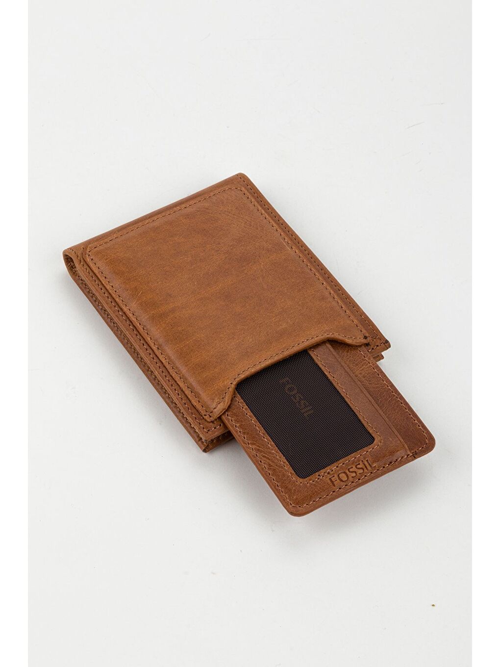 Kahverengi Kutulu Hakiki Deri Ekstra Kartlıklı Yatay Gri Crazy Erkek El Portföyü Cüzdan-1