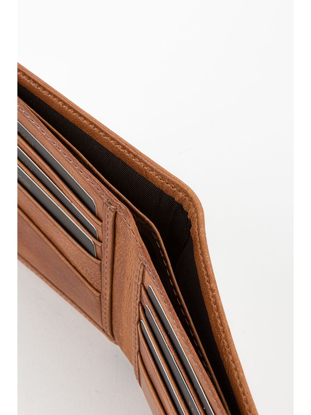 Kahverengi Kutulu Hakiki Deri Ekstra Kartlıklı Yatay Gri Crazy Erkek El Portföyü Cüzdan-2