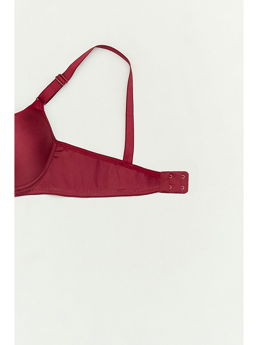 Bordo Desteksiz Telli Sütyen-1