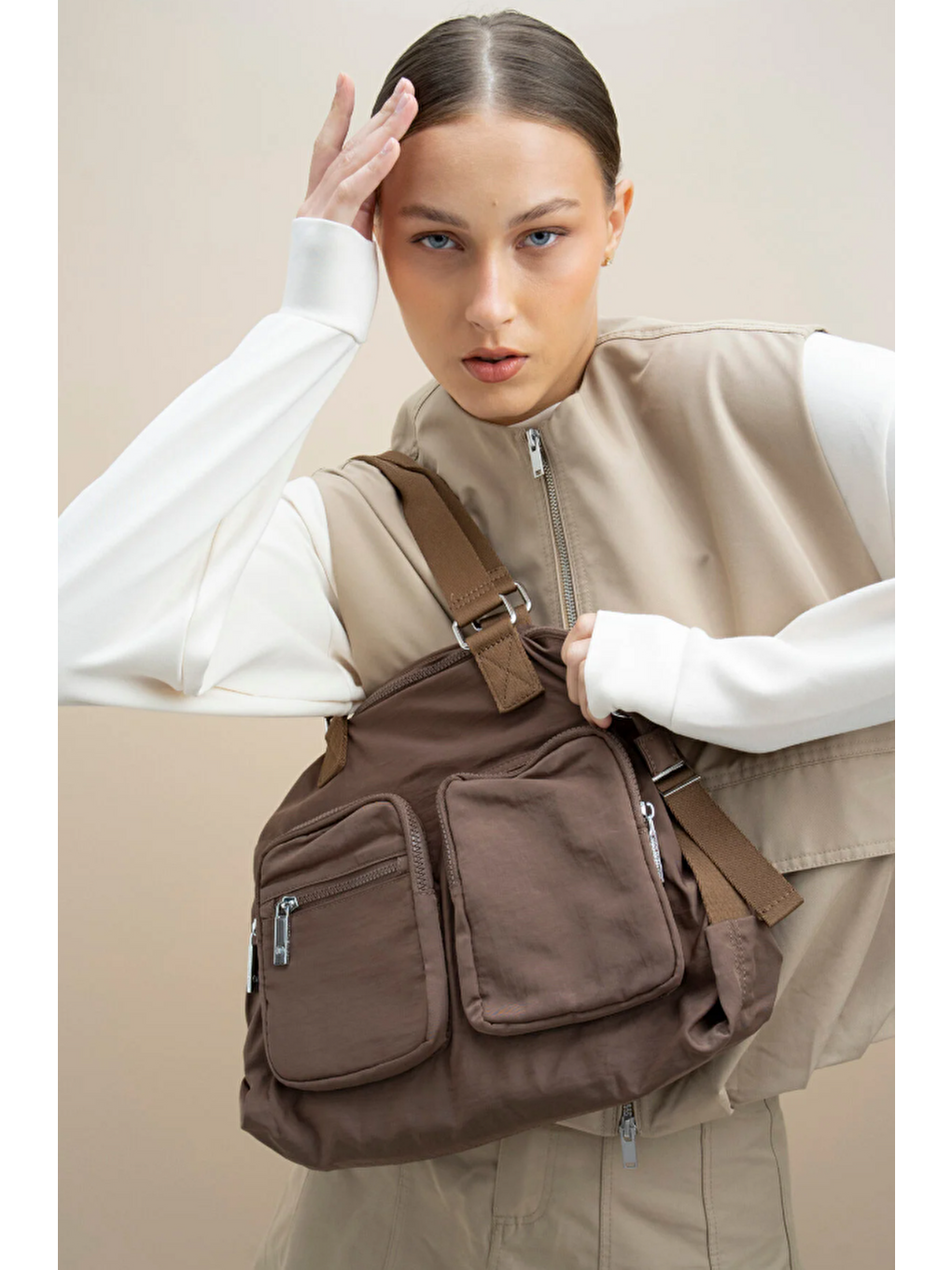 Kahverengi Kadın Omuz Çantası BYN2336