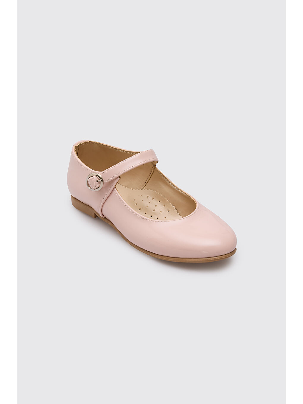 Pembe Kız Çocuk Pudra Babet-1