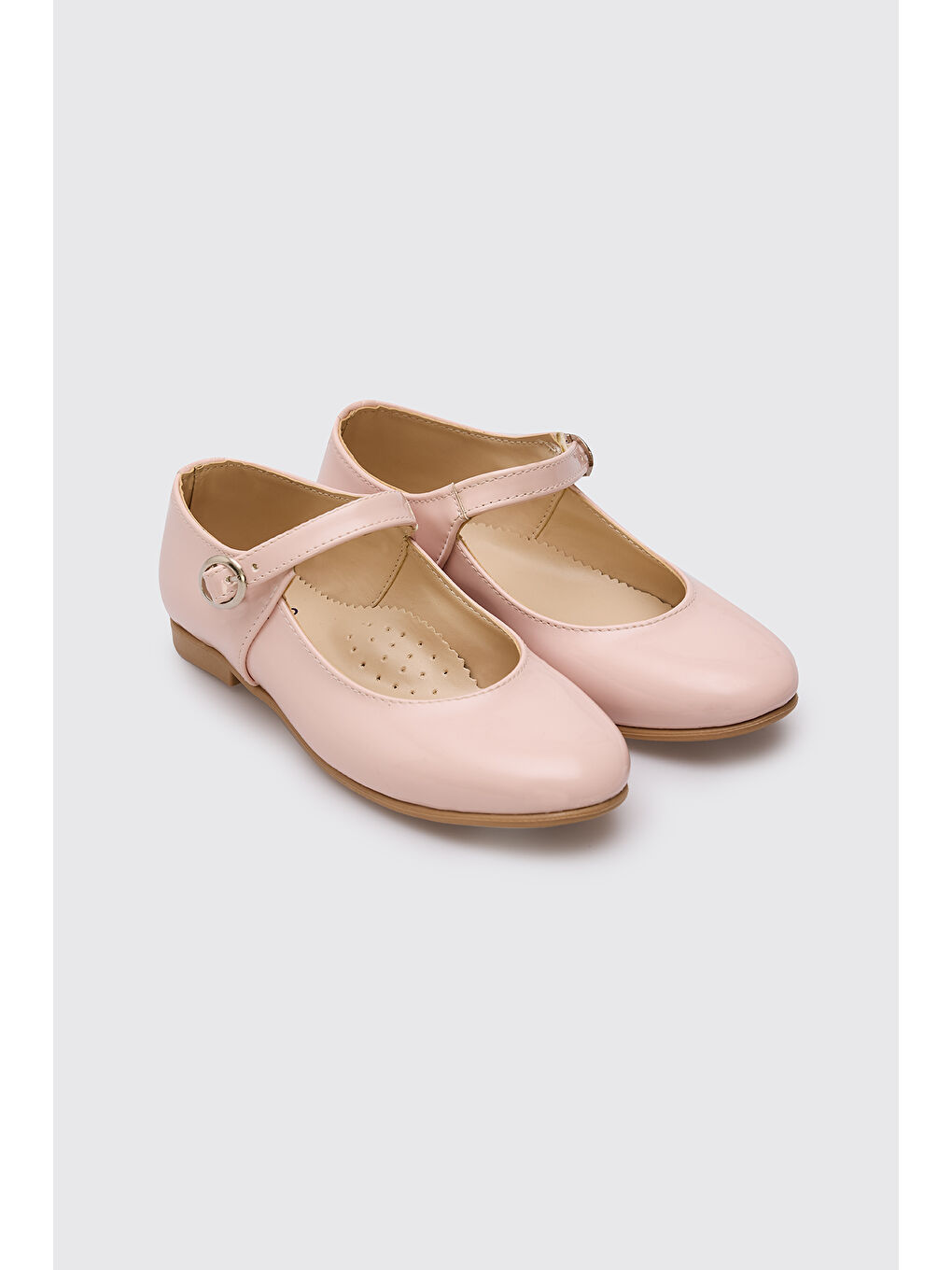 Pembe Kız Çocuk Pudra Babet-2