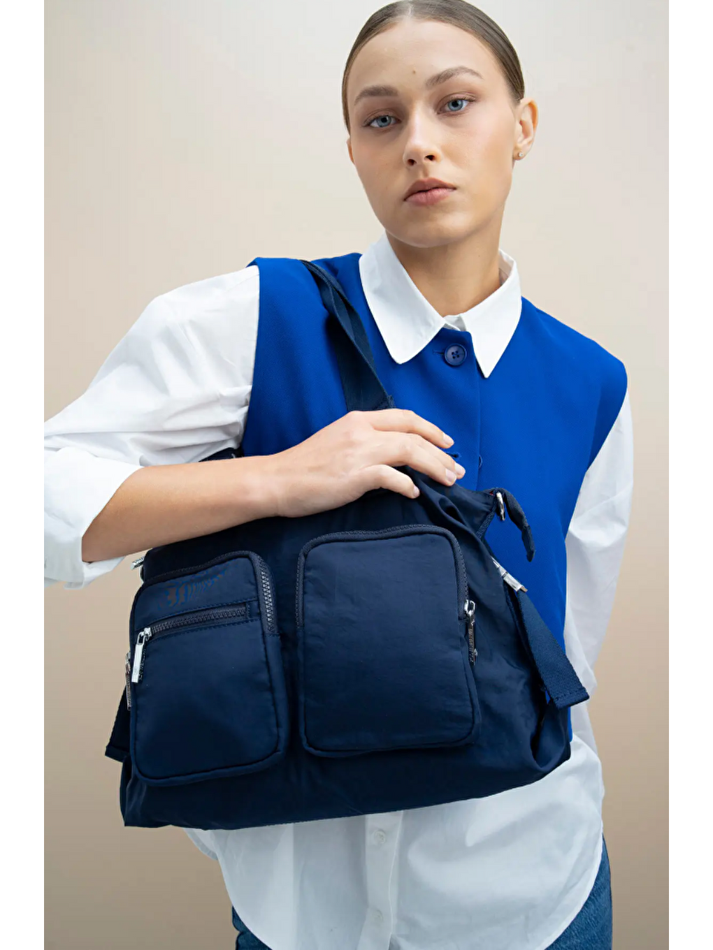 Lacivert Kadın Omuz Çantası BYN2336