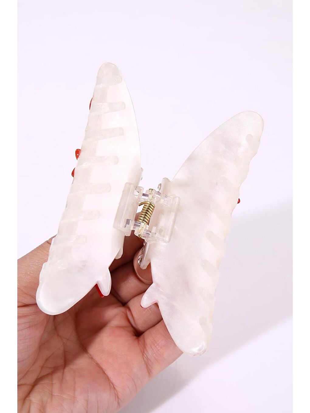 Yeşil Deniz Figürlü Lüks Asetat Mandal Toka-3