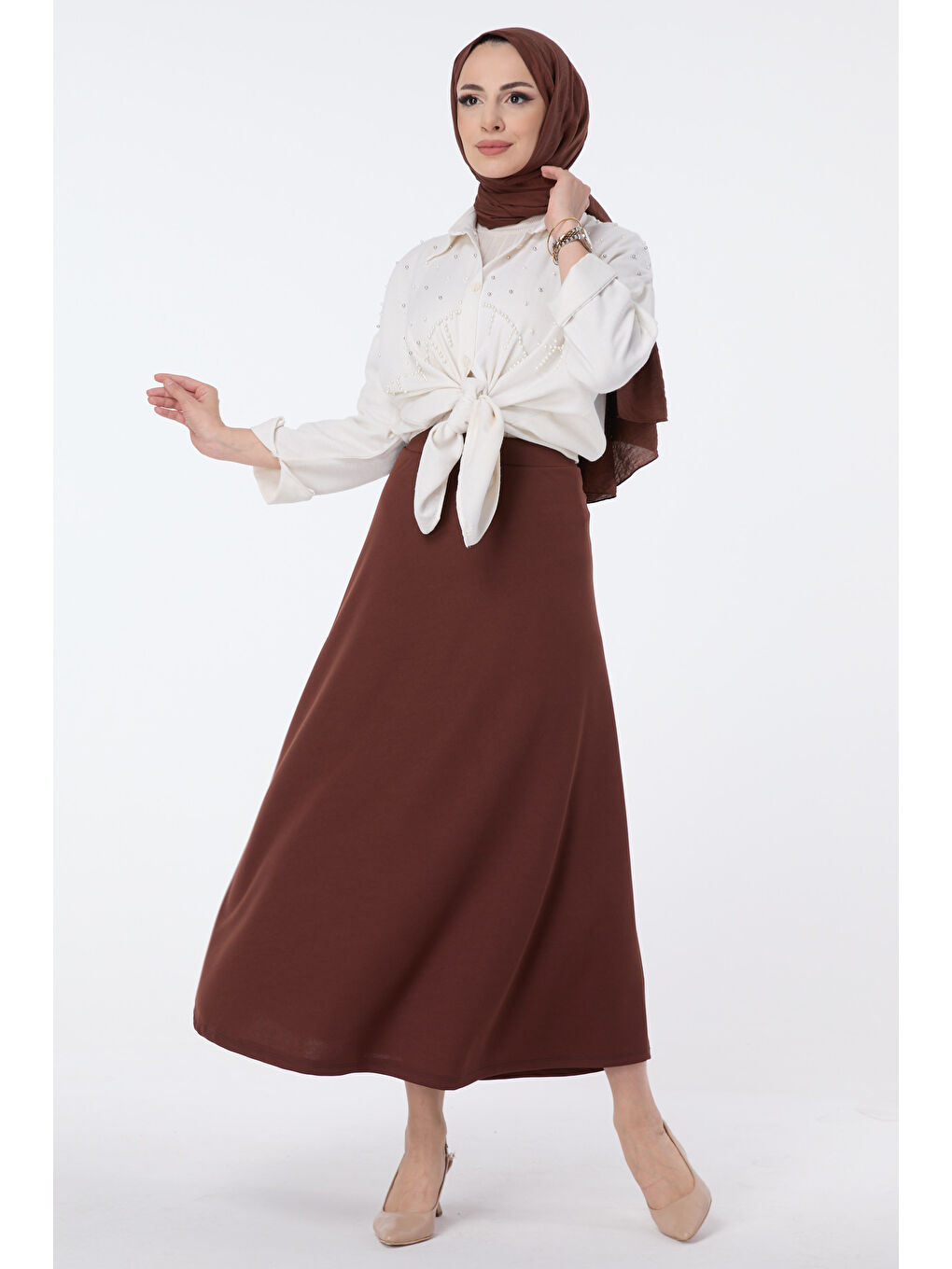 Kahverengi Çan Etek Kahve - 27075