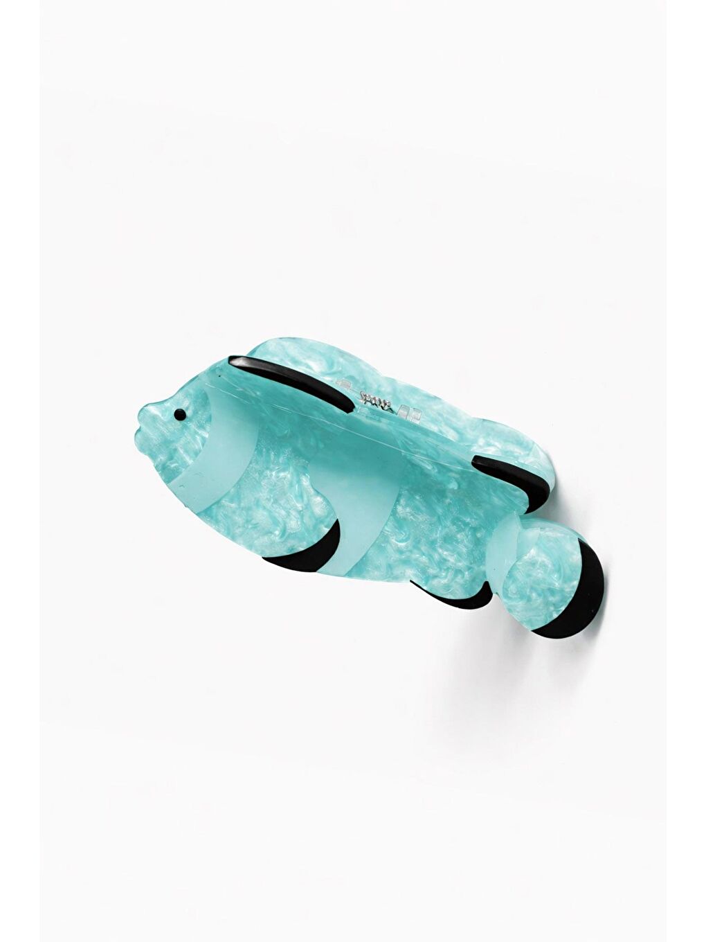 Mavi Tatlı Balık 9 cm Lüks Asetat Mandal Toka