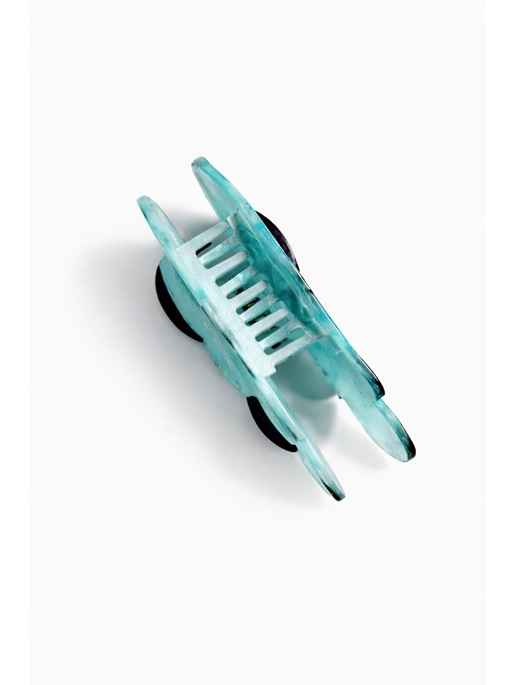 Mavi Tatlı Balık 9 cm Lüks Asetat Mandal Toka-1