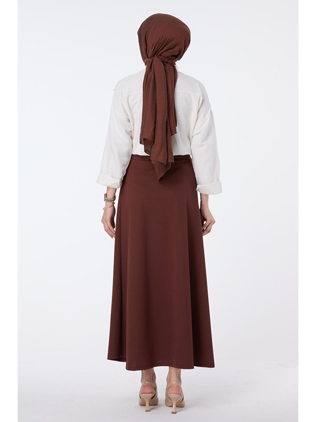 Kahverengi Çan Etek Kahve - 27075-4