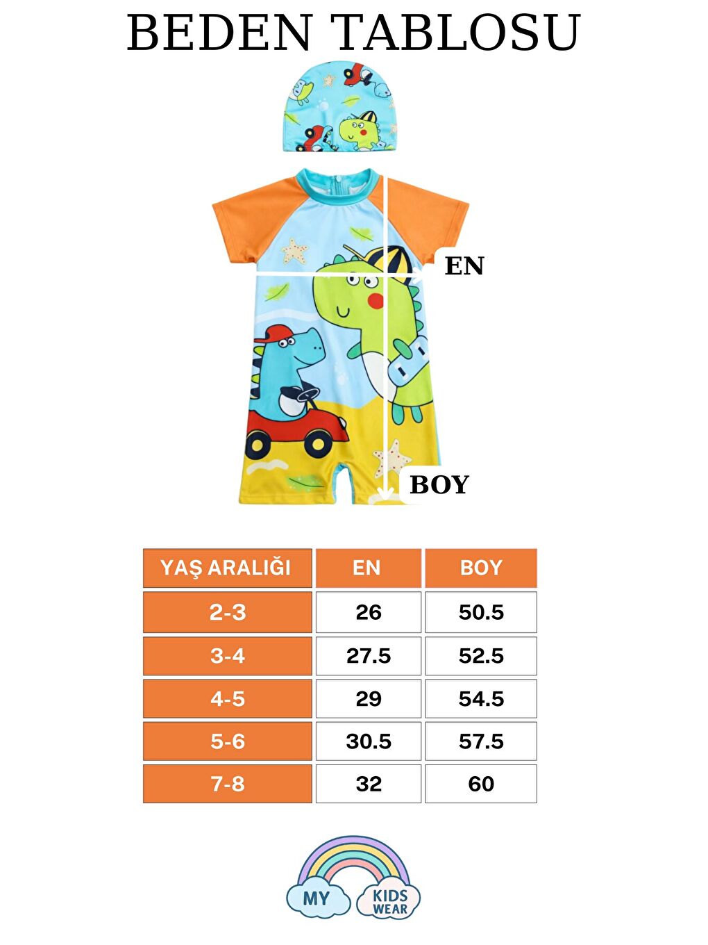 Pembe Erkek Çocuk Boneli Fermuarlı Çocuk Plaj Mayosu 2-8 Yaş 12556-1