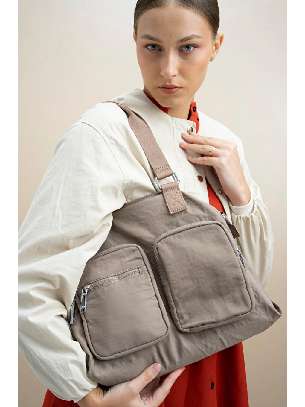 Bej Kadın Omuz Çantası BYN2336-2