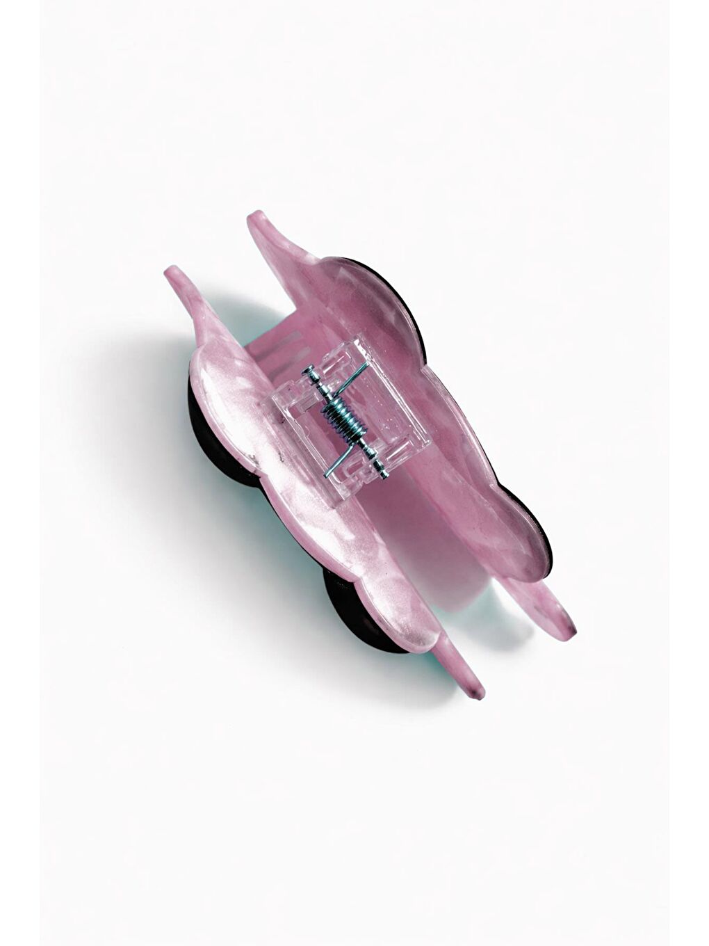 Pembe Tatlı Balık 9 cm Lüks Asetat Mandal Toka-2